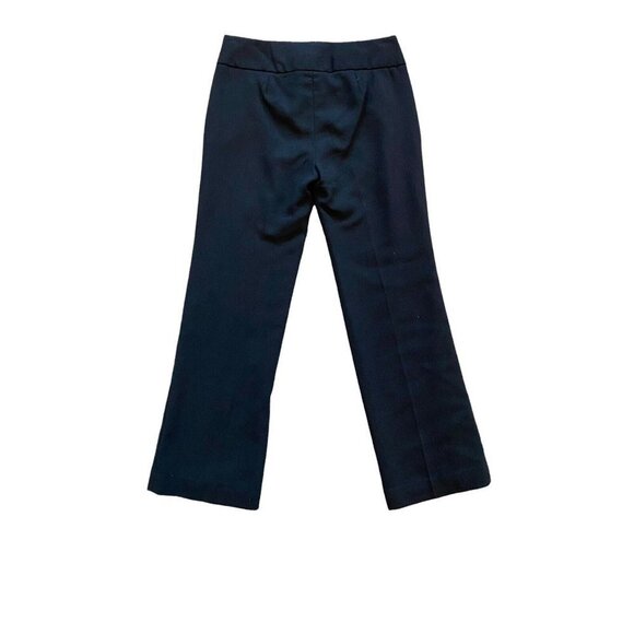 J.Crew Vintage Womens Favorite Fit Black Pleated Dress Slacks Petites Size 2 - Picture 2 of 4